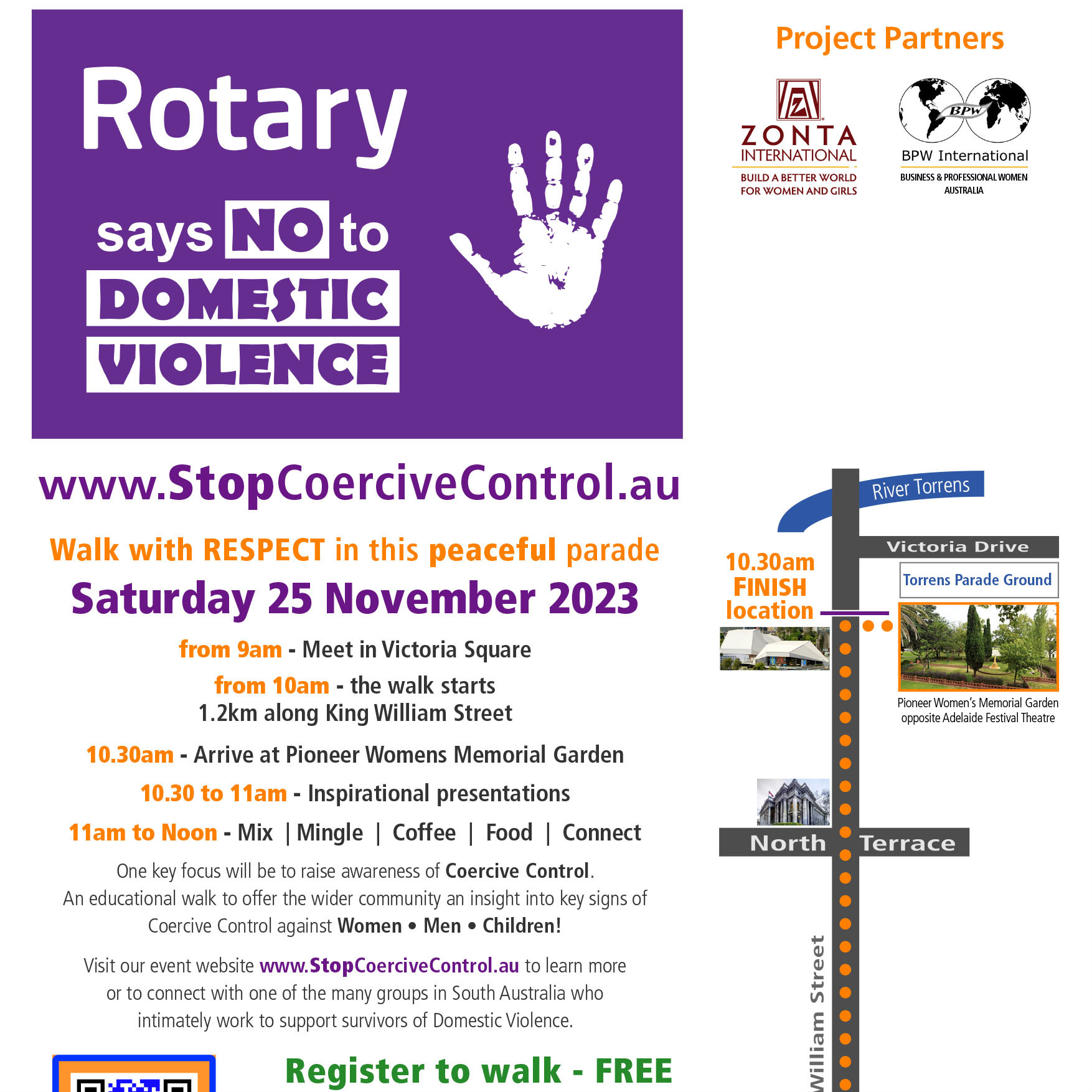 Rotary says No to Domestic Violence