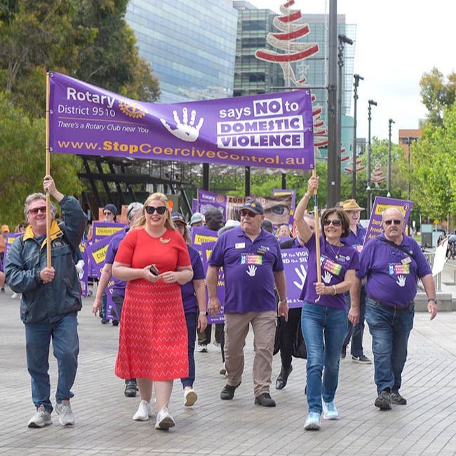 Rotary says No to Domestic Violence