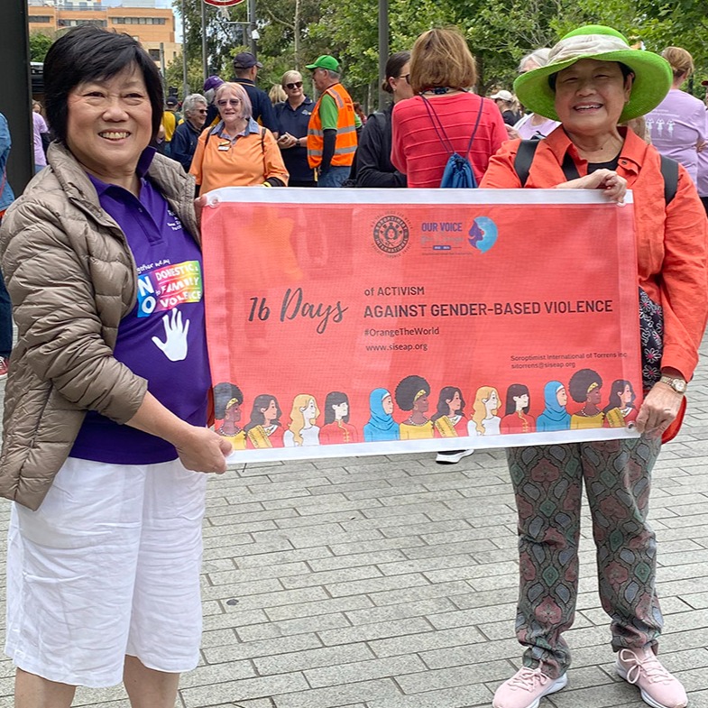 Soroptimist banner