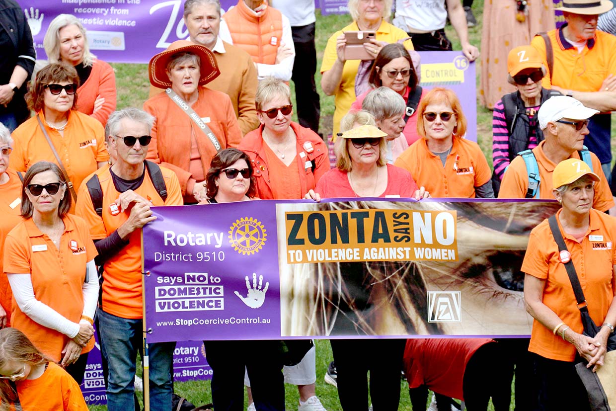 Zonta says NO to Violence against Women